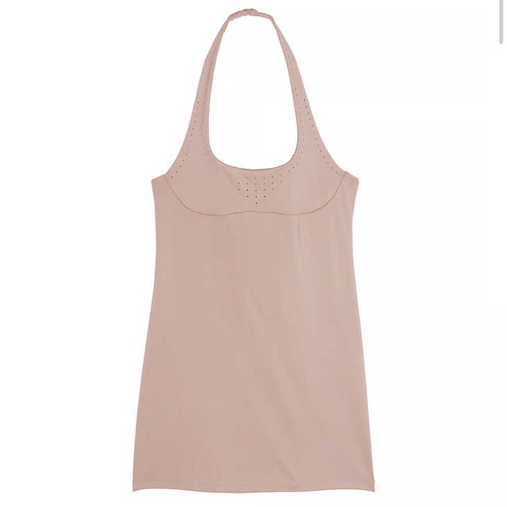 Victoria's Secret VS Essential Athletic Halter Dress in "Bare Taupe" - Picture 3 of 9